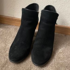 Cole Haan Suede Heeled Booties size women’s 10